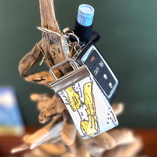 Nautical key chain, Portsmouth Island to Beaufort