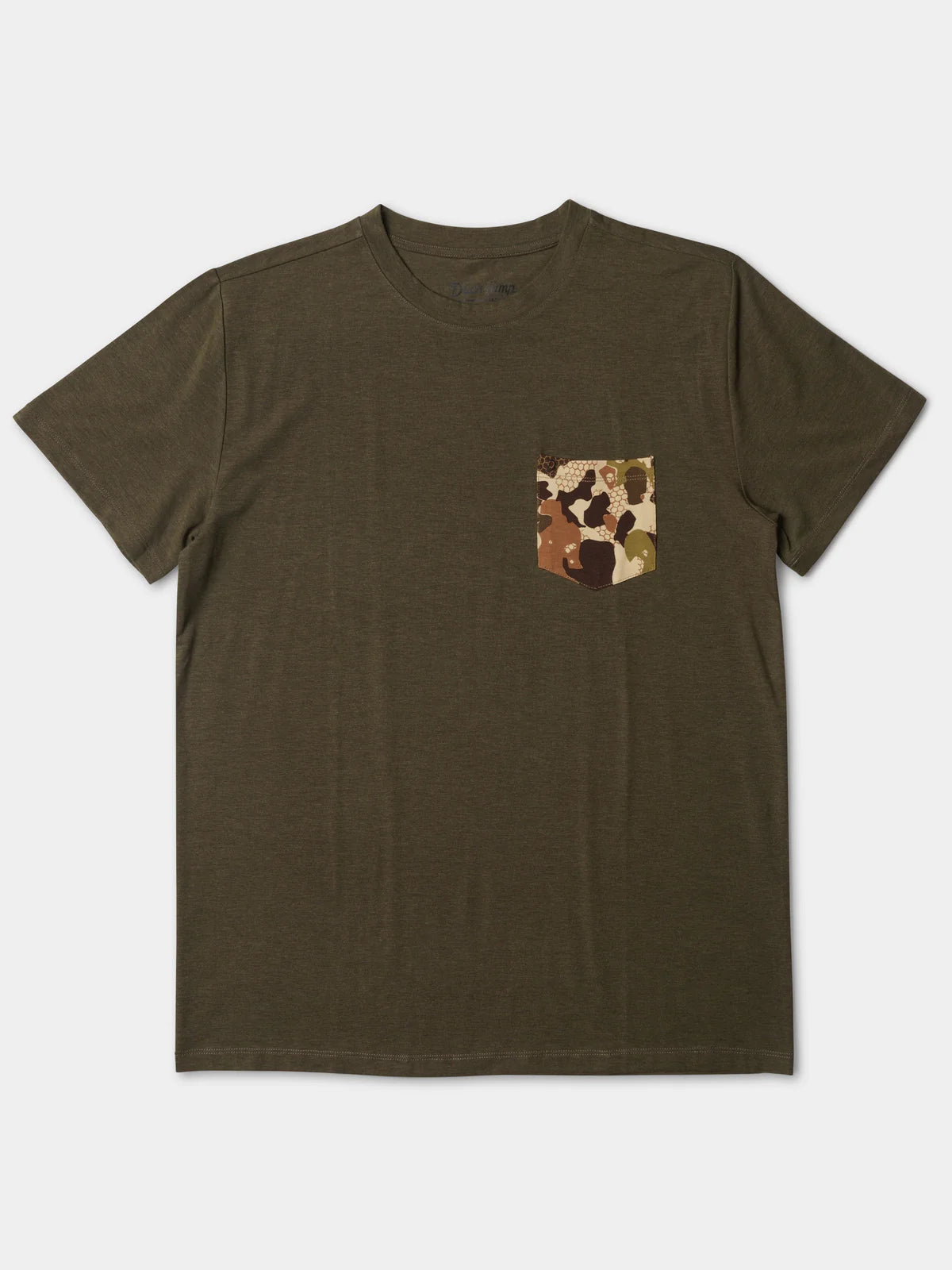 Duck Camp, Heathered Olive/Wetland Original Bamboo Tee