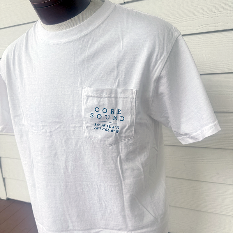 SS Nautical Flags T-Shirt Core Sound, White