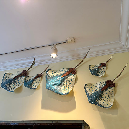 SH "Stingray Collection" Fused Glass and Copper