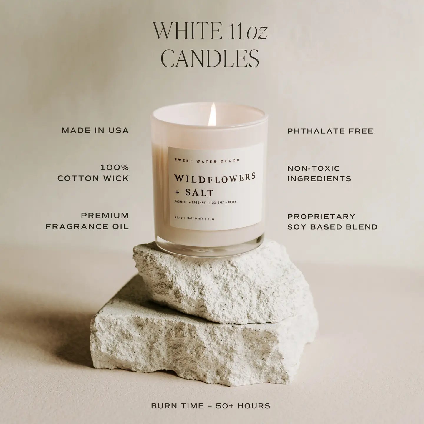 Candle, Salt & Sea 11 oz Soy