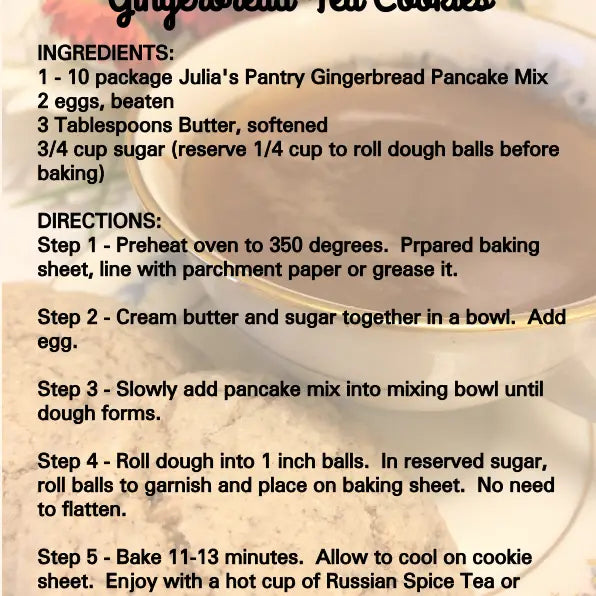 Gingerbread Pancake Mix