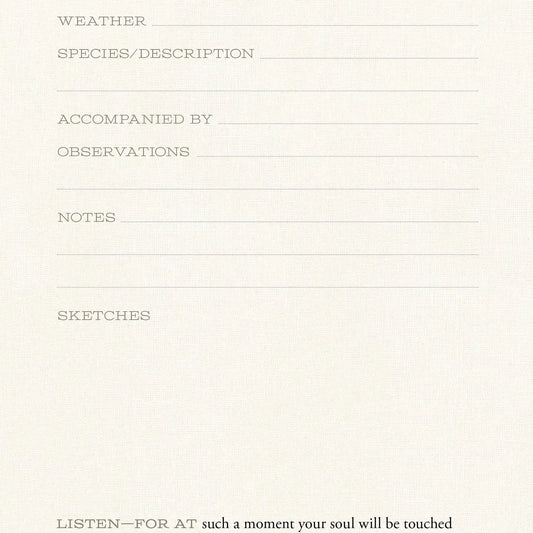 Audubon Birder's Journal