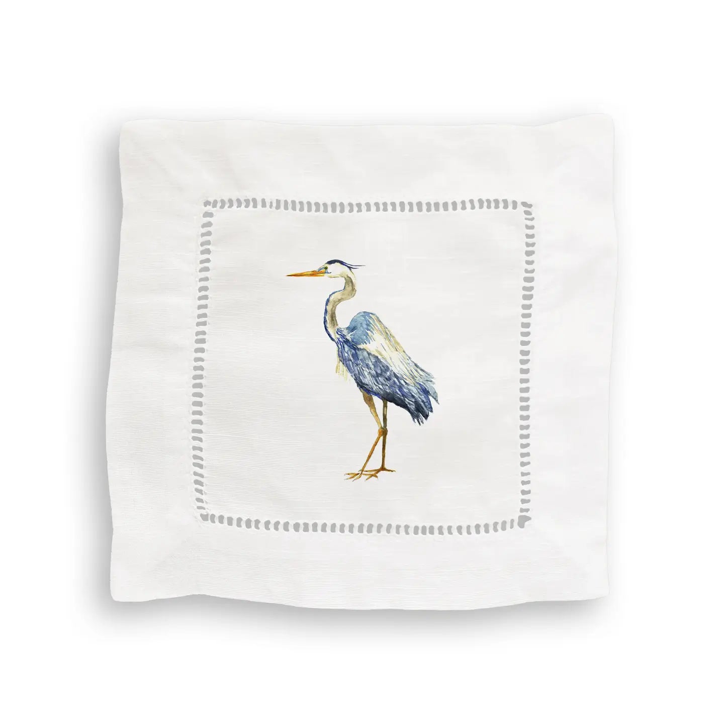 Sea Birds Mixed Linen Cocktail Napkin Set