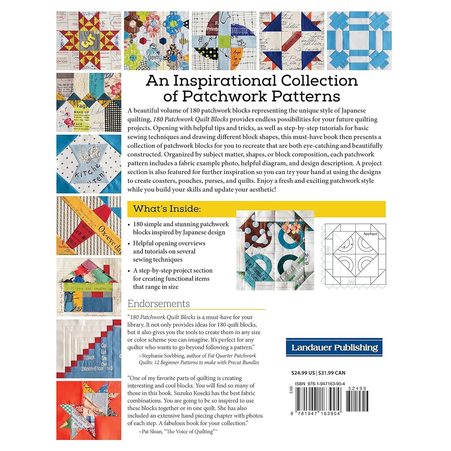 180 Patchwork Quilt Blocks