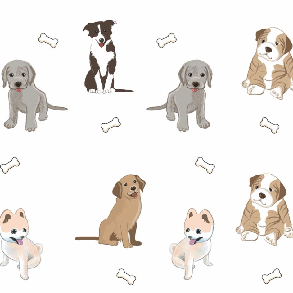 Baby Muslin Swaddle Blanket-Woof-Woof