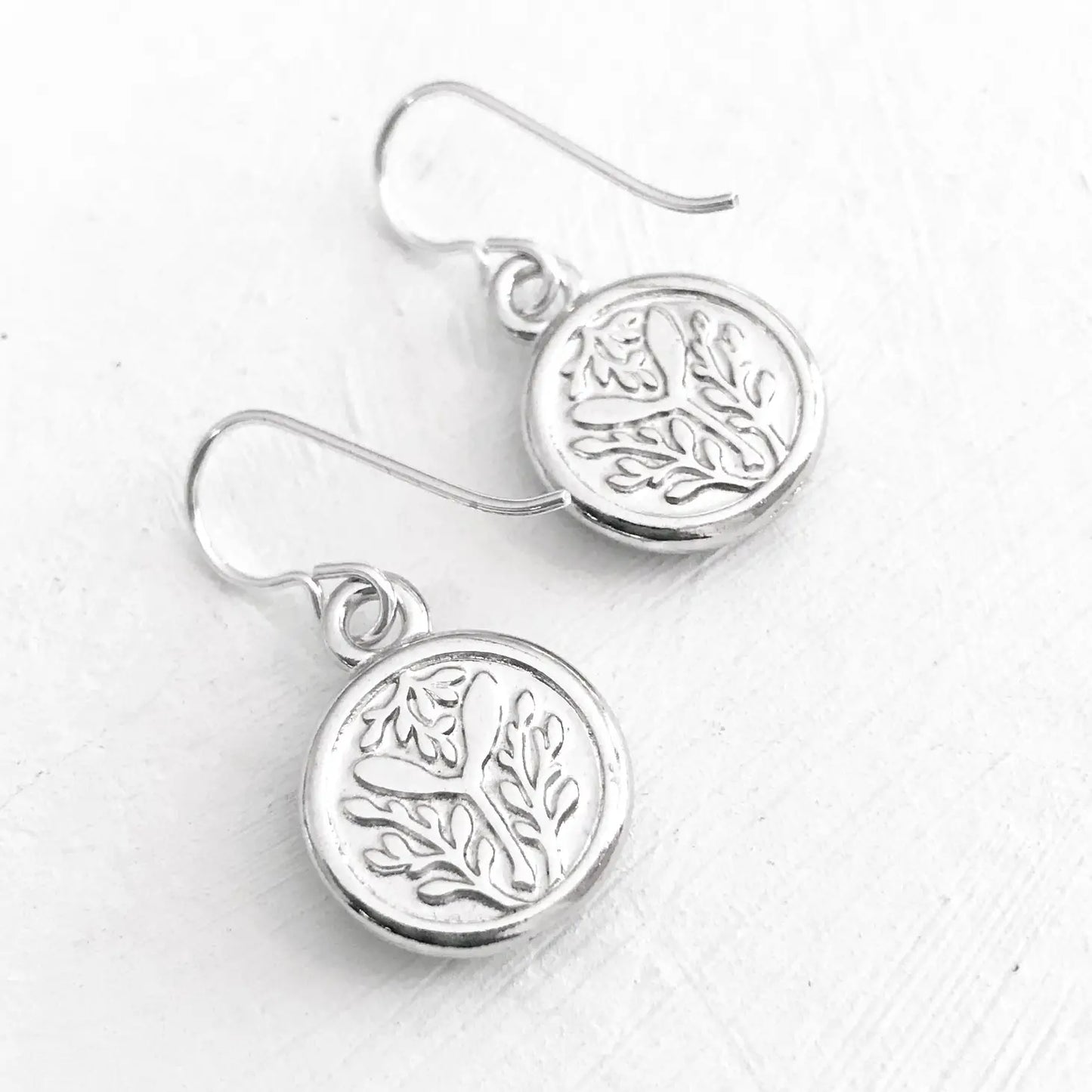 Zinnia Earring - Silver Short Wire