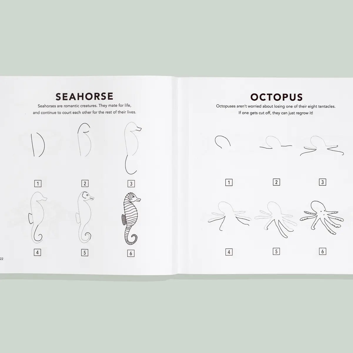 Under the Sea: A How to Draw Art Book for Children Page 2