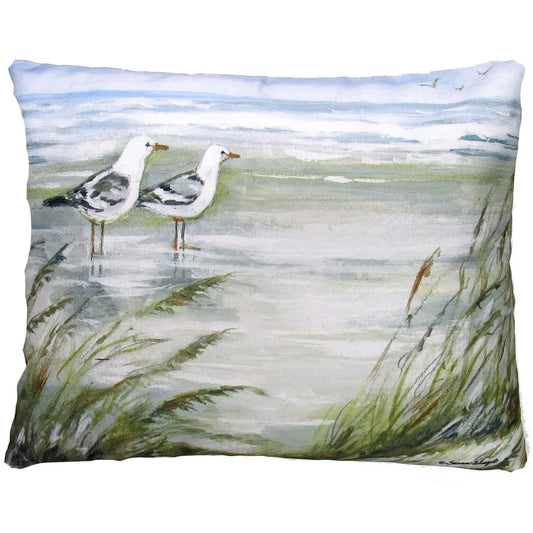 Seagulls Pillow, 13x18 Pillow