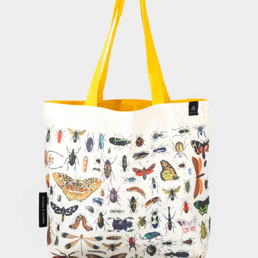 Garden Friends: Entomology Canvas Shoulder Tote