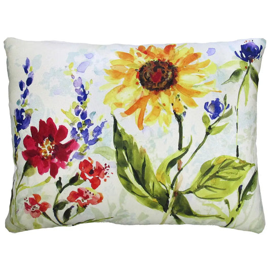 Sunflower Field, 19x24 Pillow