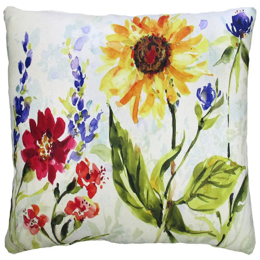 Sunflower Field, 19x24 Pillow