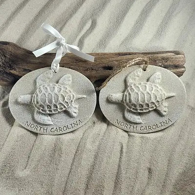 NC Turtle Sand Ornament