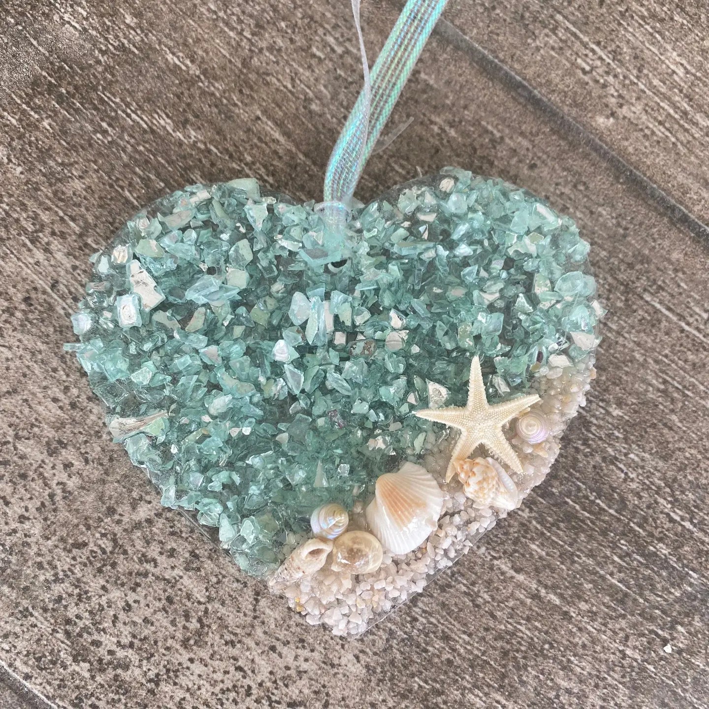 Coastal Heart Sun Catcher