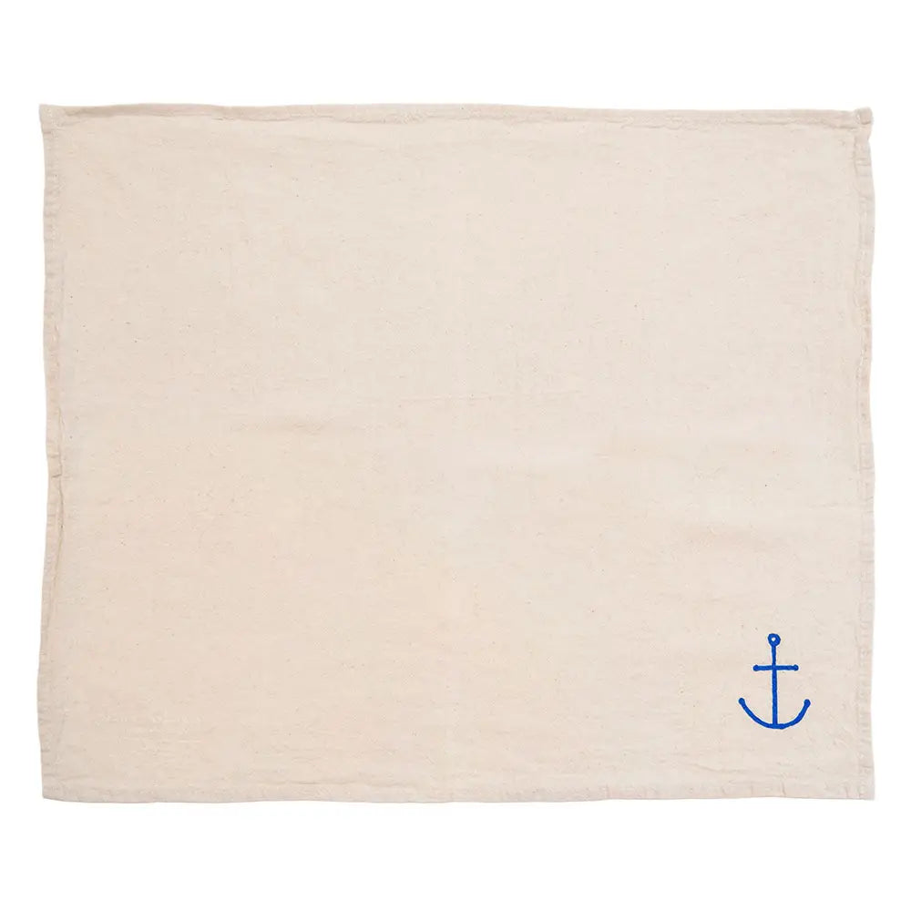 Tiny Anchor Cloth Napkins - Set of 4