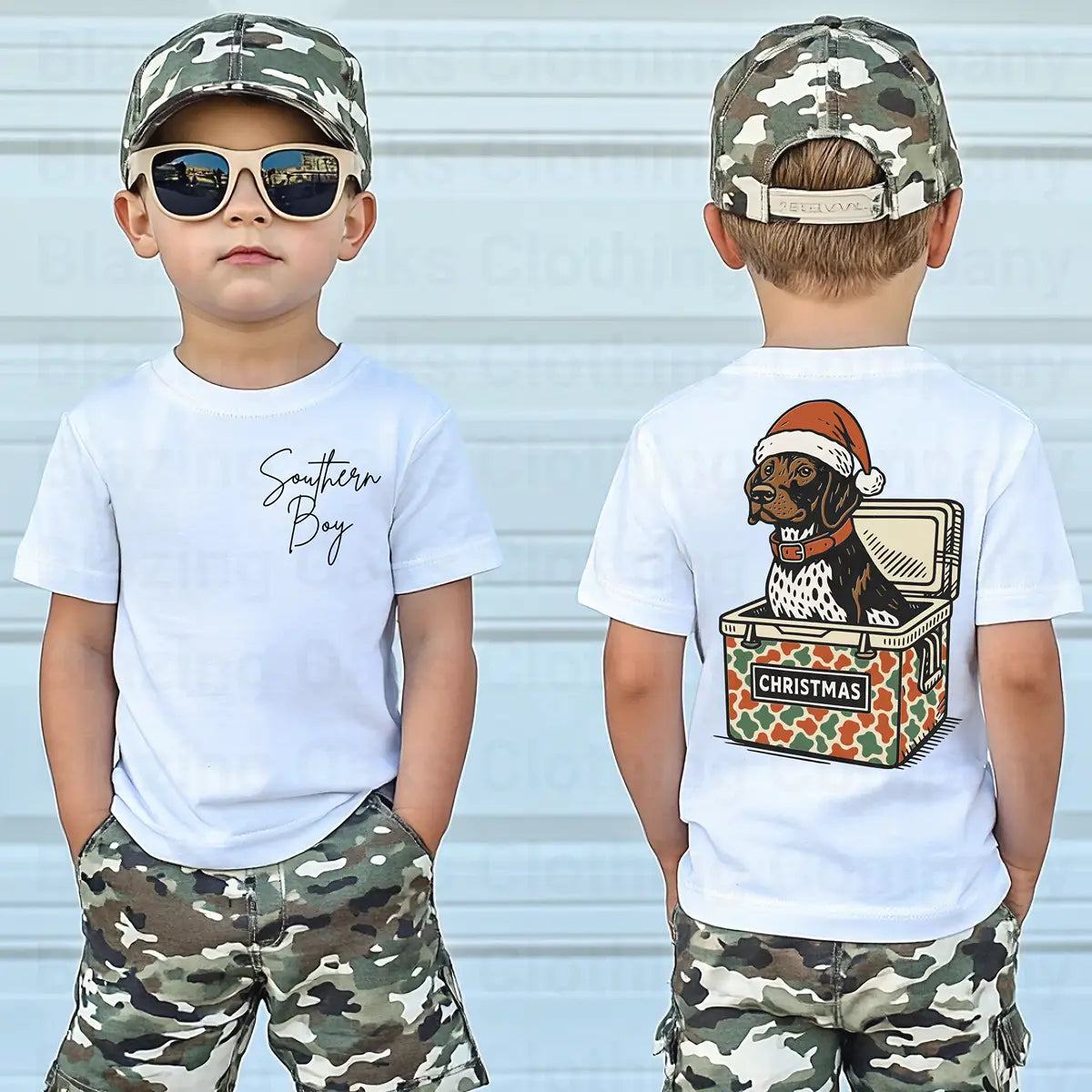 Christmas Dog Cooler Shirt, Sports Grey, LS