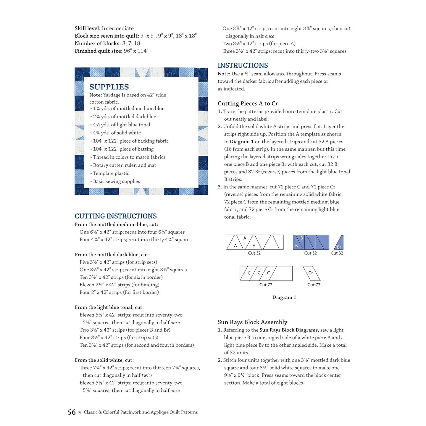 Classic & Colorful Patchwork & Applique Patterns