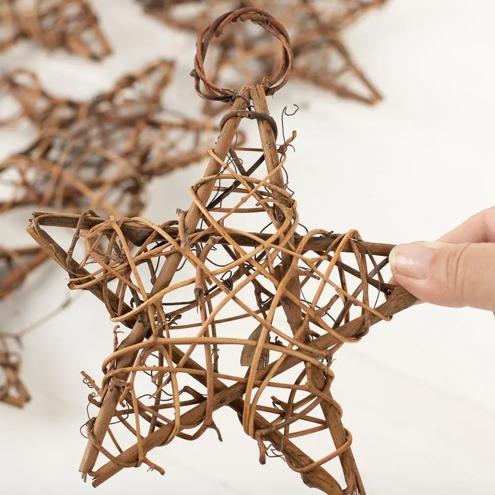 Natural Grapevine Twig Star 6" X 6"