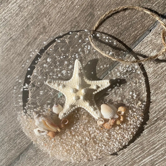 Coastal Suncatcher/Ornament - Starfish