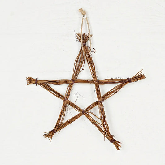 10" Angle Vine Twig Star
