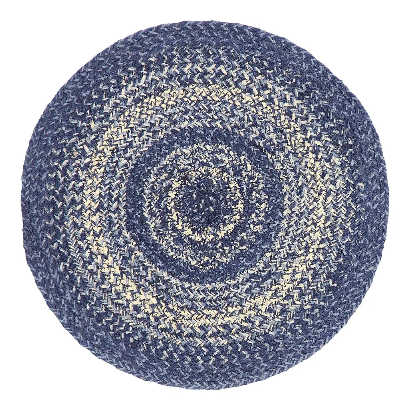 Great Falls Blue Jute Trivet 15