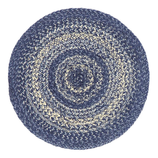 Great Falls Blue Jute Trivet 15
