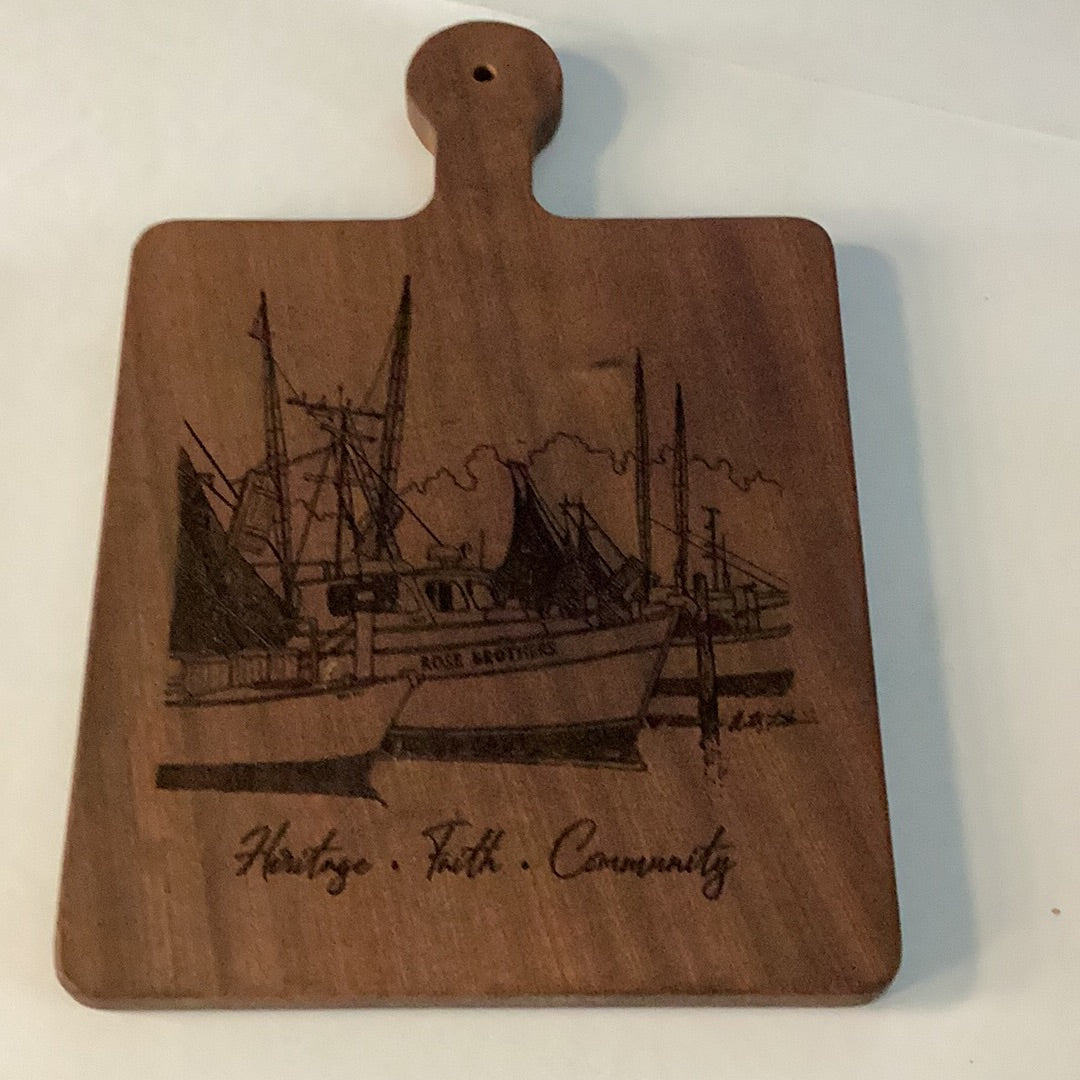 Paddle Cutting Board, Mahogany