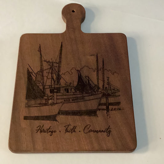 Paddle Cutting Board, Mahogany