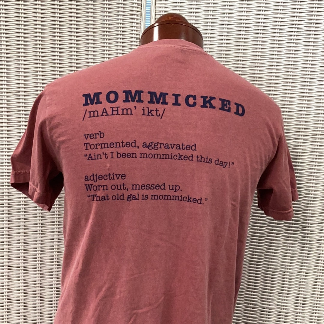 Mommicked Tee SS, Brick