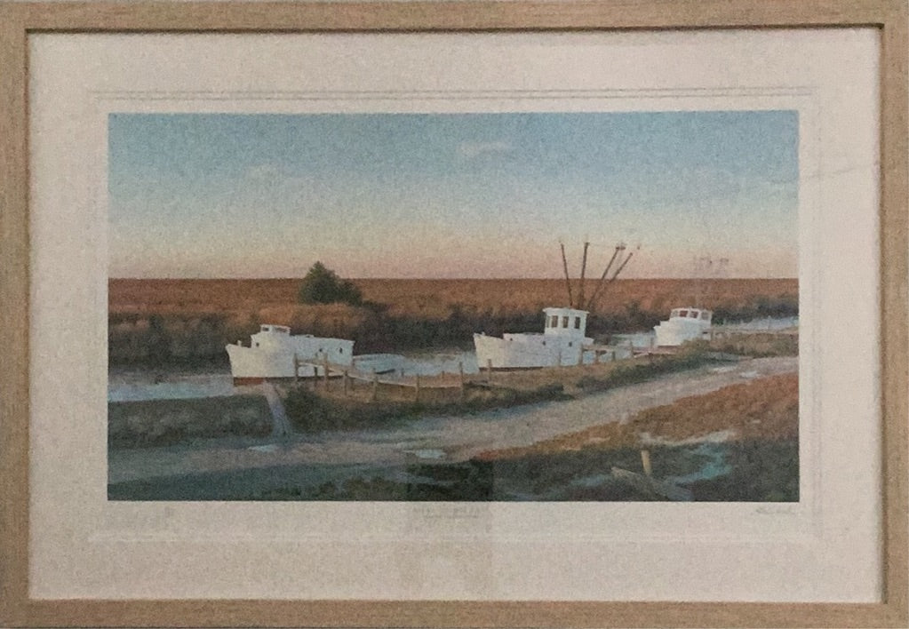 Framed, "Away Down East" by Alan Cheek