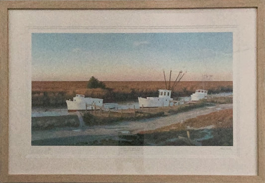 Framed, "Away Down East" by Alan Cheek