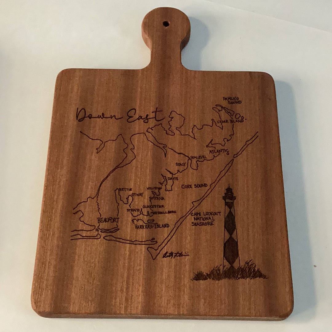 Paddle Cutting Board, Mahogany