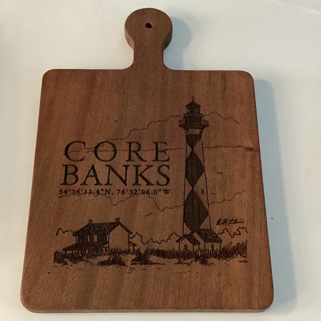 Paddle Cutting Board, Mahogany
