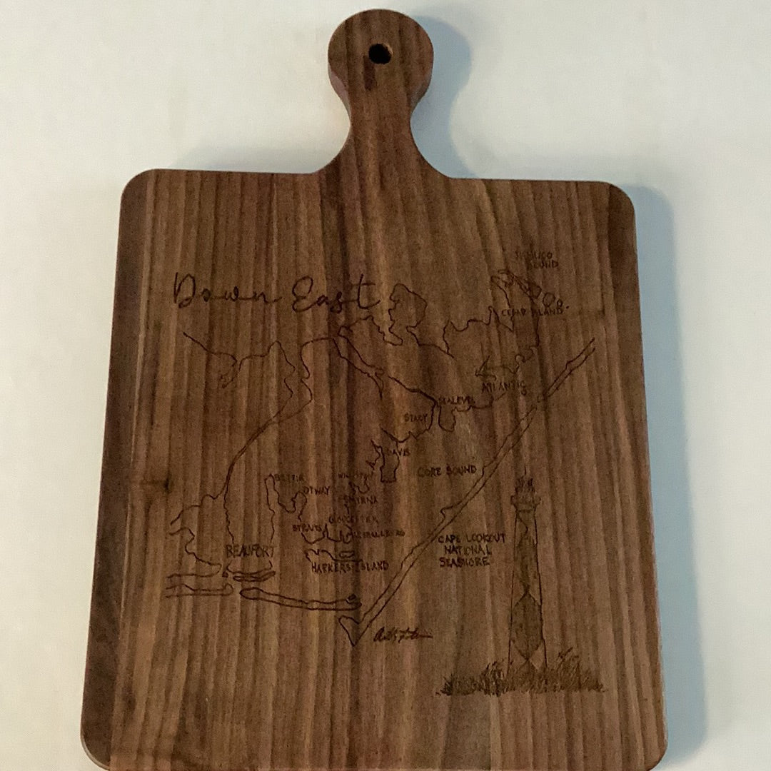 Paddle Cutting Board, Walnut