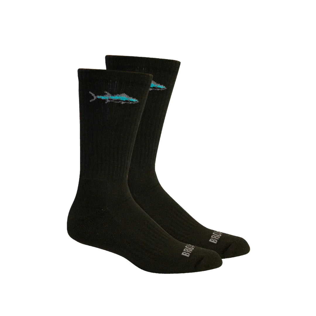 Socks, Off Shore (Tuna) Black - Brown Dog