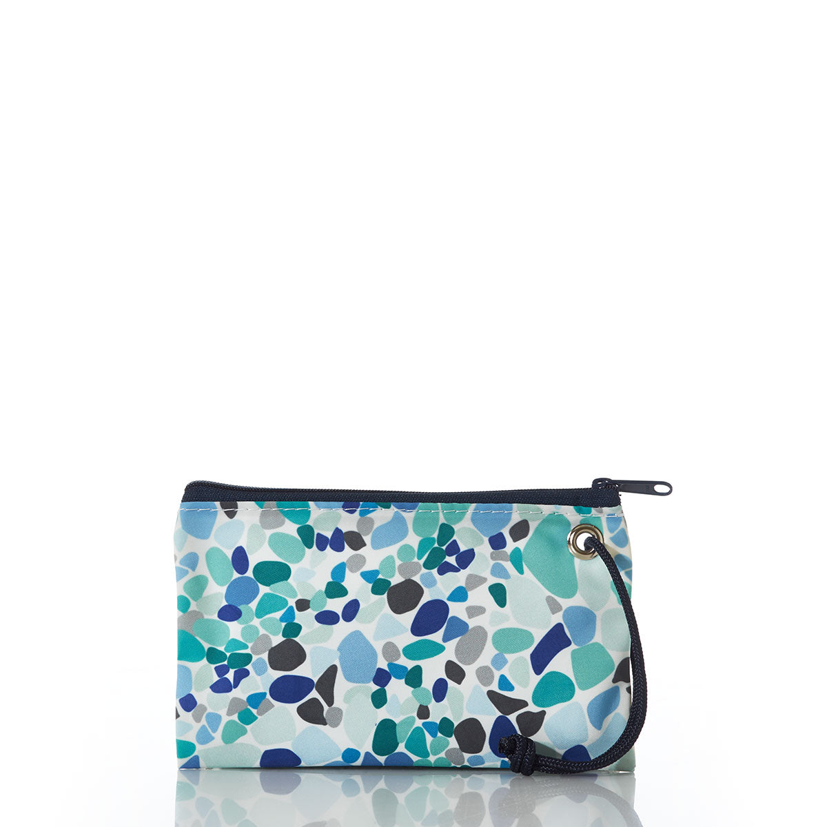 Sea Bags Small Sea Glass Print Wristlet