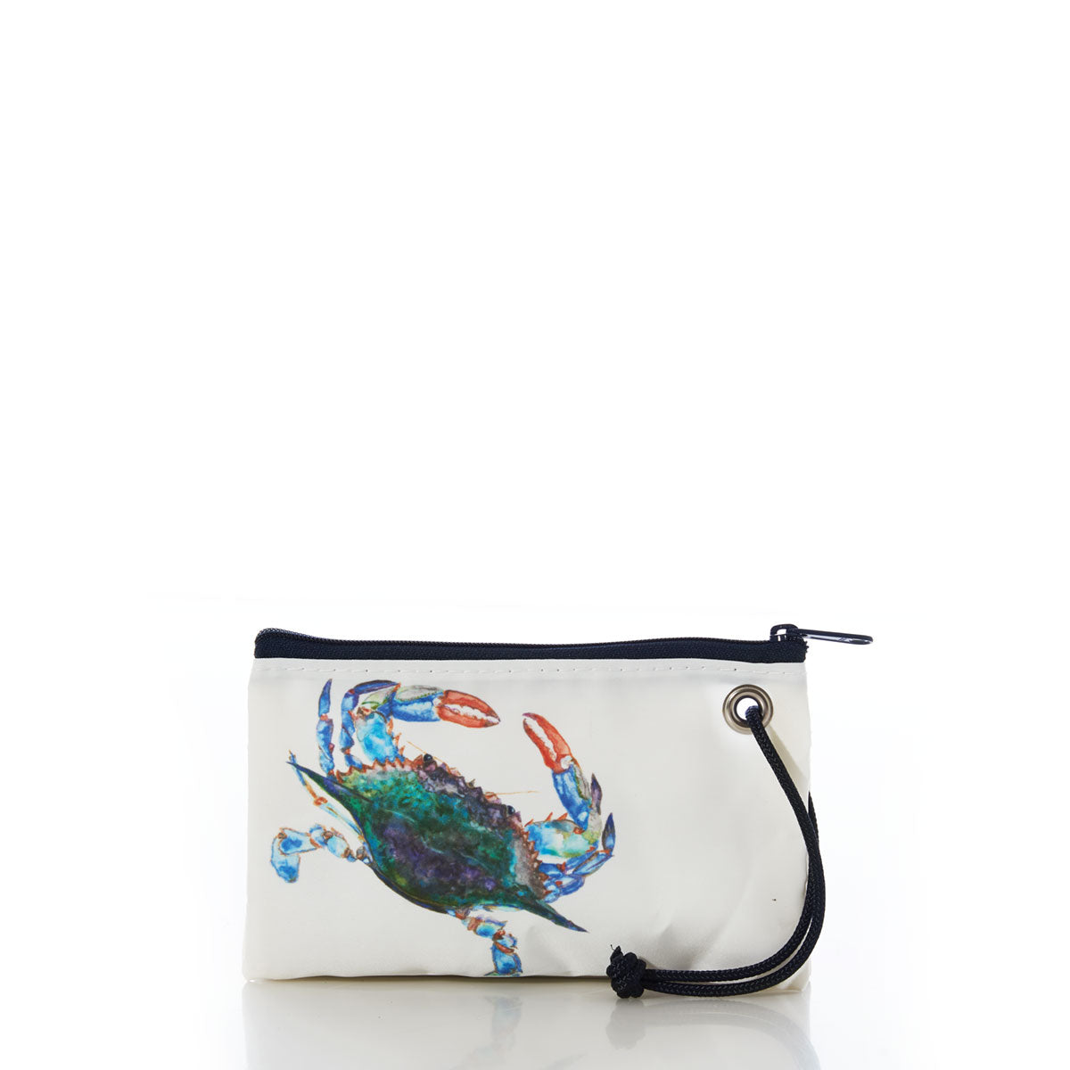 Sea Bags Small Watercolor Crab Wristlet