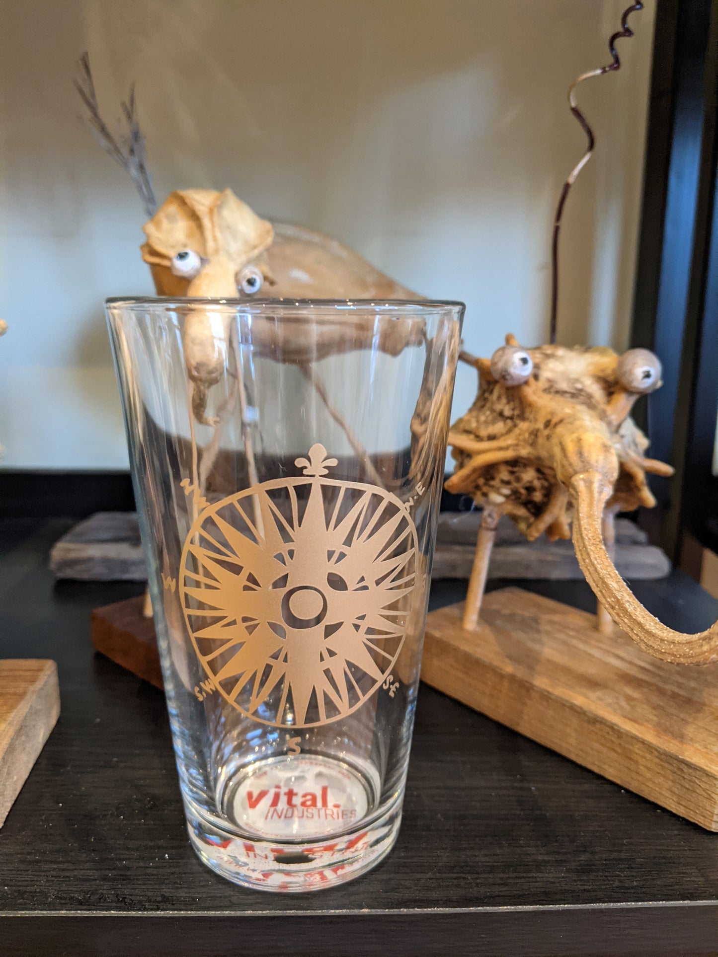 Compass 16 oz Glasses
