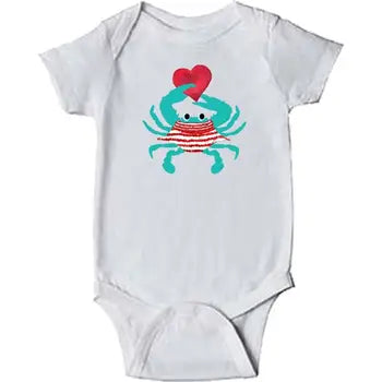 Love Crab Baby Onesie