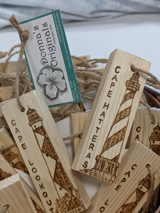 DLW Wood Ornament by Donna Wolfe