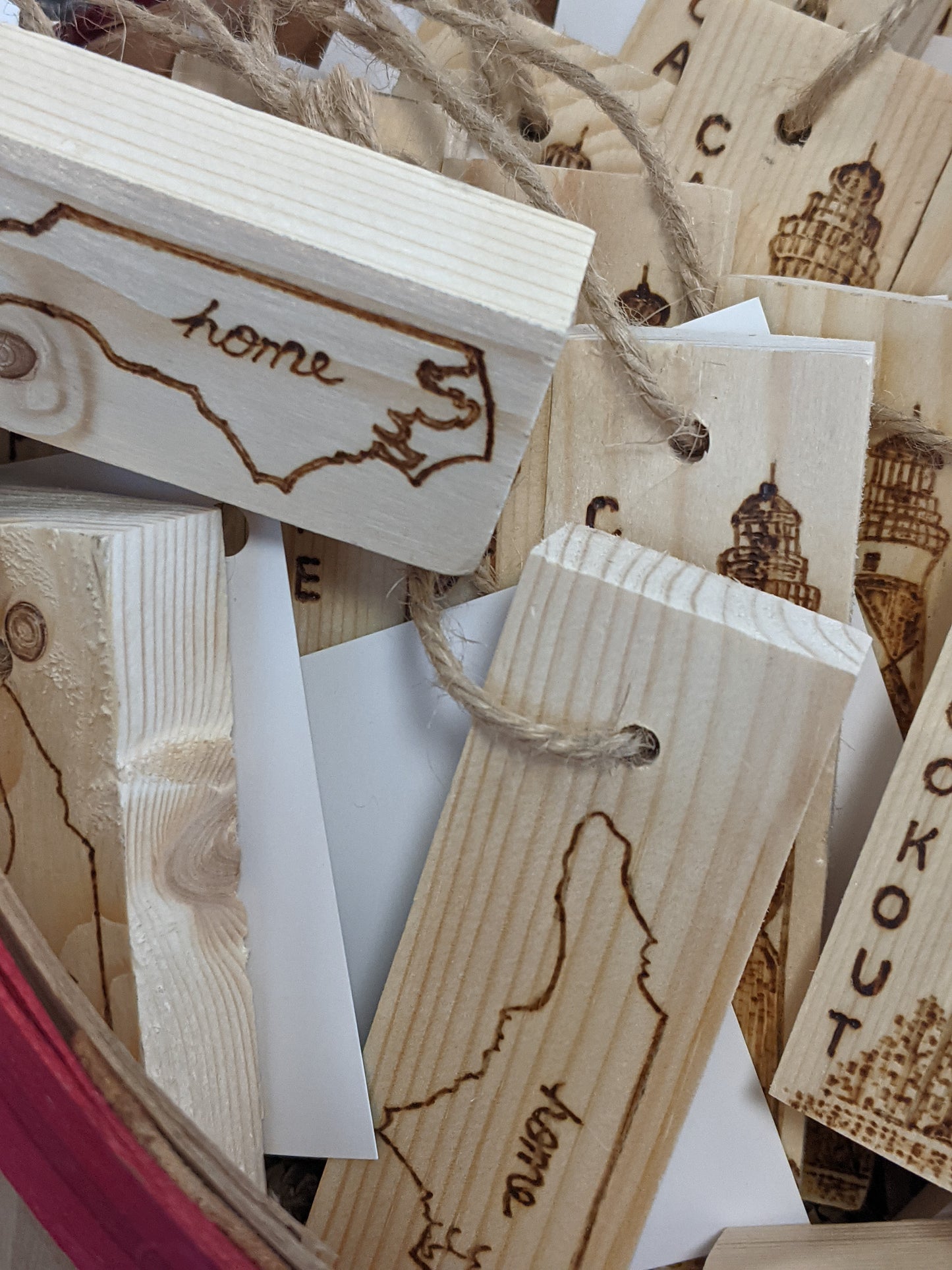 DLW Wood Ornament by Donna Wolfe