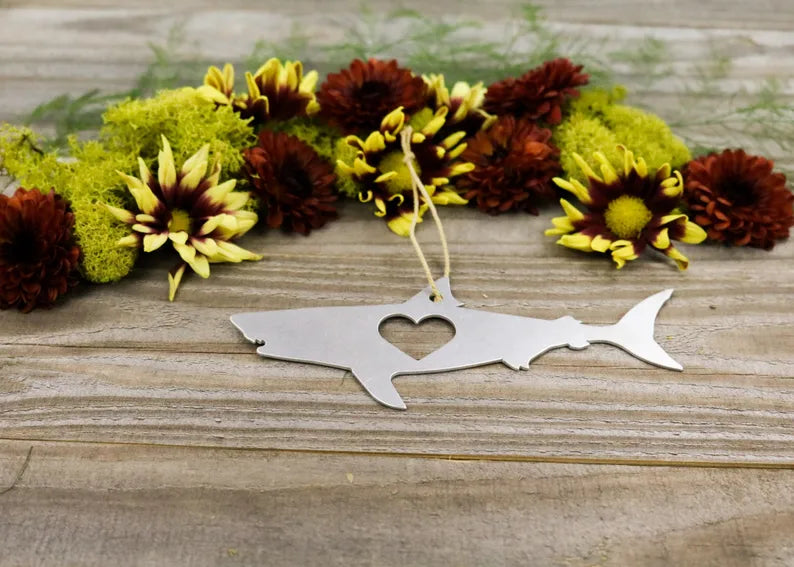 Shark Metal Ornament