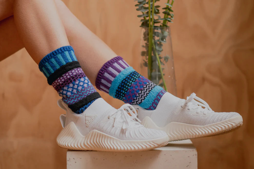 Raspberry Crew Solmate Socks