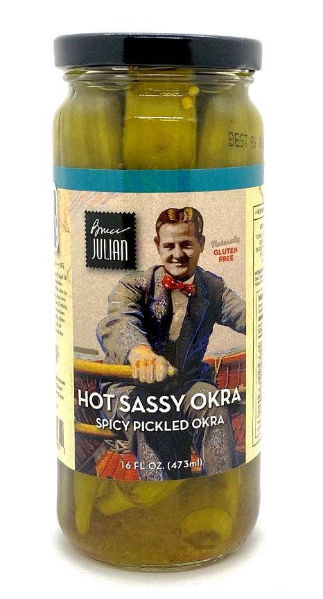 Sassy Okra™ Mild/Hot - 16 oz Jar