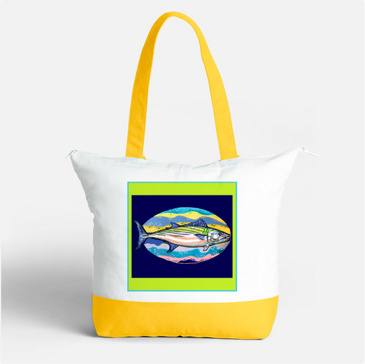 Cat Haus Designs Zipper Tote Bag