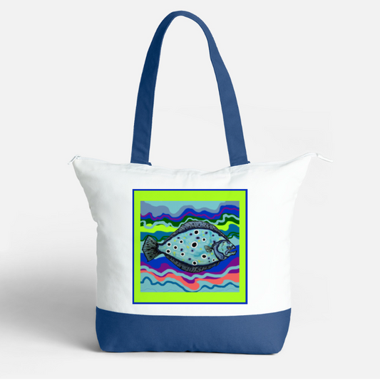 Cat Haus Designs Zipper Tote Bag