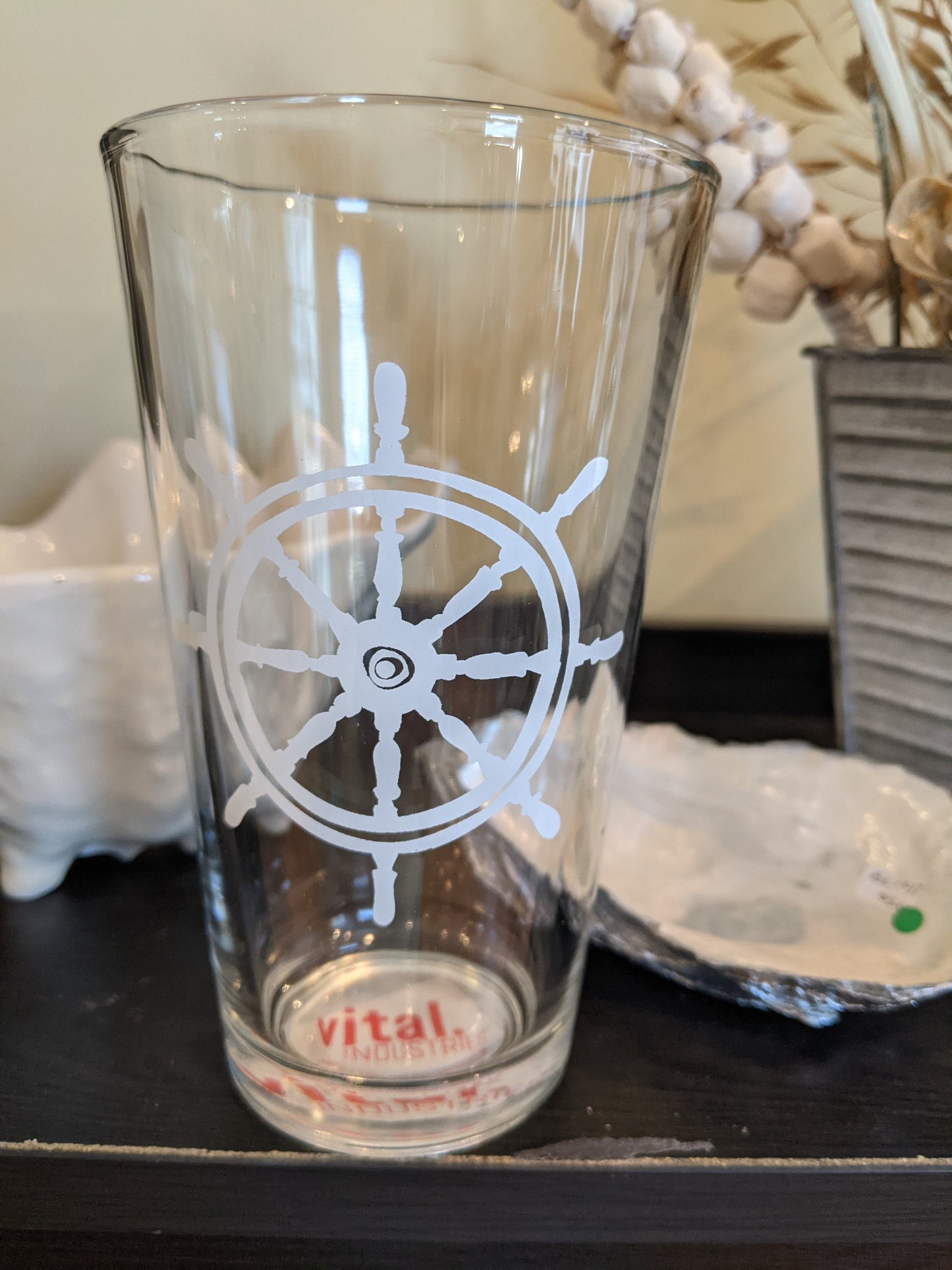 Wheel 16 oz Glasses