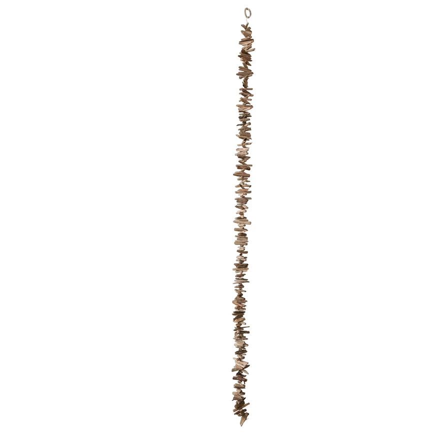 70" Natural Driftwood Garland