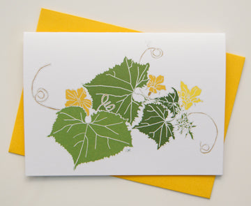 Note Card - Cucumber Blossom
