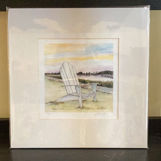 "Creekside" print by Anthony Feathers, 8"x10"